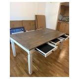 71 1/2 x 39 1/2 Large Kitchen Table with