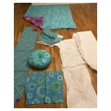 Twin  Comforter set turquoise and purple colors
