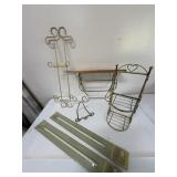 Shelves mostly home interior and cafe rods