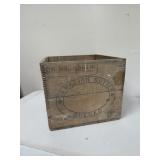 Antique Canadian Butter advertising wooden box