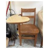 Vintage Oak  Student Desk