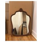 Vintage Contoured Mirror 27x37