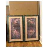 Home Intwrior Pair of Pictures 31 tall 18 wide