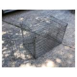 Large wire dog crate or animal transport cage
