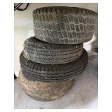Tires assorted for lawn tractor or mowers