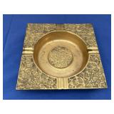 MCM brass square ashtray