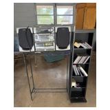 Aiwa Stereo CD Cassette Player and CDï¿½s Stands