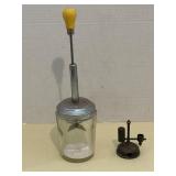 Vintage ACME Hand Chopper with Wooden Handle,