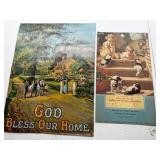 Vintage Advertising Calendar Jewel Tea Co and God