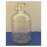 Vintage clear glass White House Vinegar handled