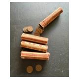 Wheat Pennies 4 rolls