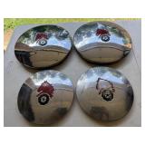 Vintage Wheel Horse Hubcaps Set of 4 One has