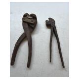 Antique Upholstery Spring Crimpers and Cobblers