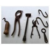 Antique Assorted Tools Hangers