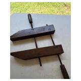 Antique Jorgensen Wood Clamp Signed