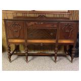 Vintage Jacobean Buffet  69ï¿½W 22ï¿½D 41.5ï¿½T