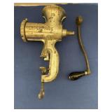 Vintage, Enterprise cast-iron manual meat grinder