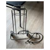Stainless steel folding luggage cart