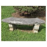 Curved Concrete Bench.  *Must bring help to load!
