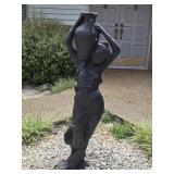 Concrete Fountain, no pump, painted Black, 45'