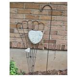Decorative Trellis and Small Shepherd's Hook