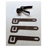 Vintage Rustic Barn Door Hasp 3 and Stanley