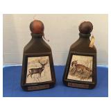 Pair of vintage, Beamï¿½s Choice Decanters