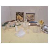 Money Collector Lot.  Books, containers, plastic