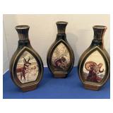 Three vintage, Beamï¿½s Choice Decanters