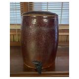 Vintage pottery dispenser 3 gallon.  Came from