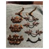 Drawer Pulls and Brass Hooks