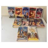 Lot of 11 VHS