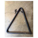 Antique Dinner Bell Triangle Heavy Cast Iron