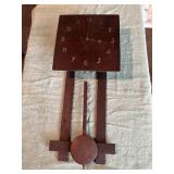 Antique Mission Style Oak Wall Clock