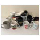 Variety of mugs and cups