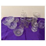 Variety of glassware