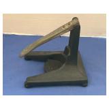 Vintage MCM cast iron counter top, punch style,
