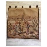 Vintage Victorian Tapestry Wall Hanging 3ft x3ft