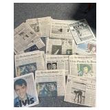 Elvis Death Newspapers from 1977.  Nice