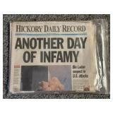 2001 WTC Attack Newspaper