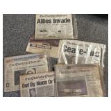 1991 Persian Gulf War Newspapers in protective
