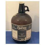 Vintage 1-gallon amber glass Cheerwine fountain