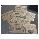 Wow!  Nice WWII Newspaper Collection.  1939-