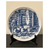 Gler Postulin HF porcelain collector plate