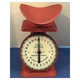 Vintage red American Family Scale