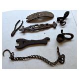 Antique Farming Tools 7 pc