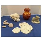 Vintage hand carved Mexican onyx/marble, banded