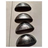 Vintage Chevrolet Visor Headlight 1/2 Moon set of