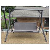 Nice Metal Frame with 2 attached side tables and