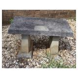 Small Concrete Bench. * Bring Help to Load